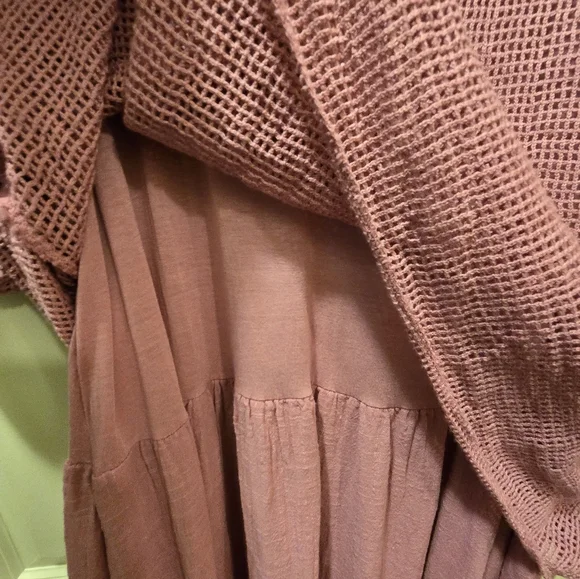 Made in Italy Raw Moda Layered Cotton Dress - One Size (Fits 8-14) - Picture 6 of 9